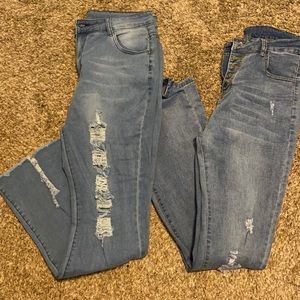 2 Pair of Flare Boutique Jeans !